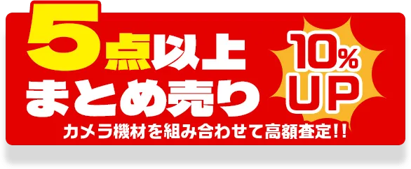 5点以上まとめ売り10% UP